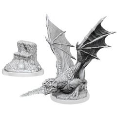 W19: Nolzur's Marvelous Miniatures - White Dragon Wyrmling (90589)