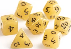 Standard Whipped Honey 7pc Polyhedral Dice Set
