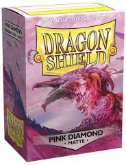 Standard Matte Pink Diamond 100ct Sleeves