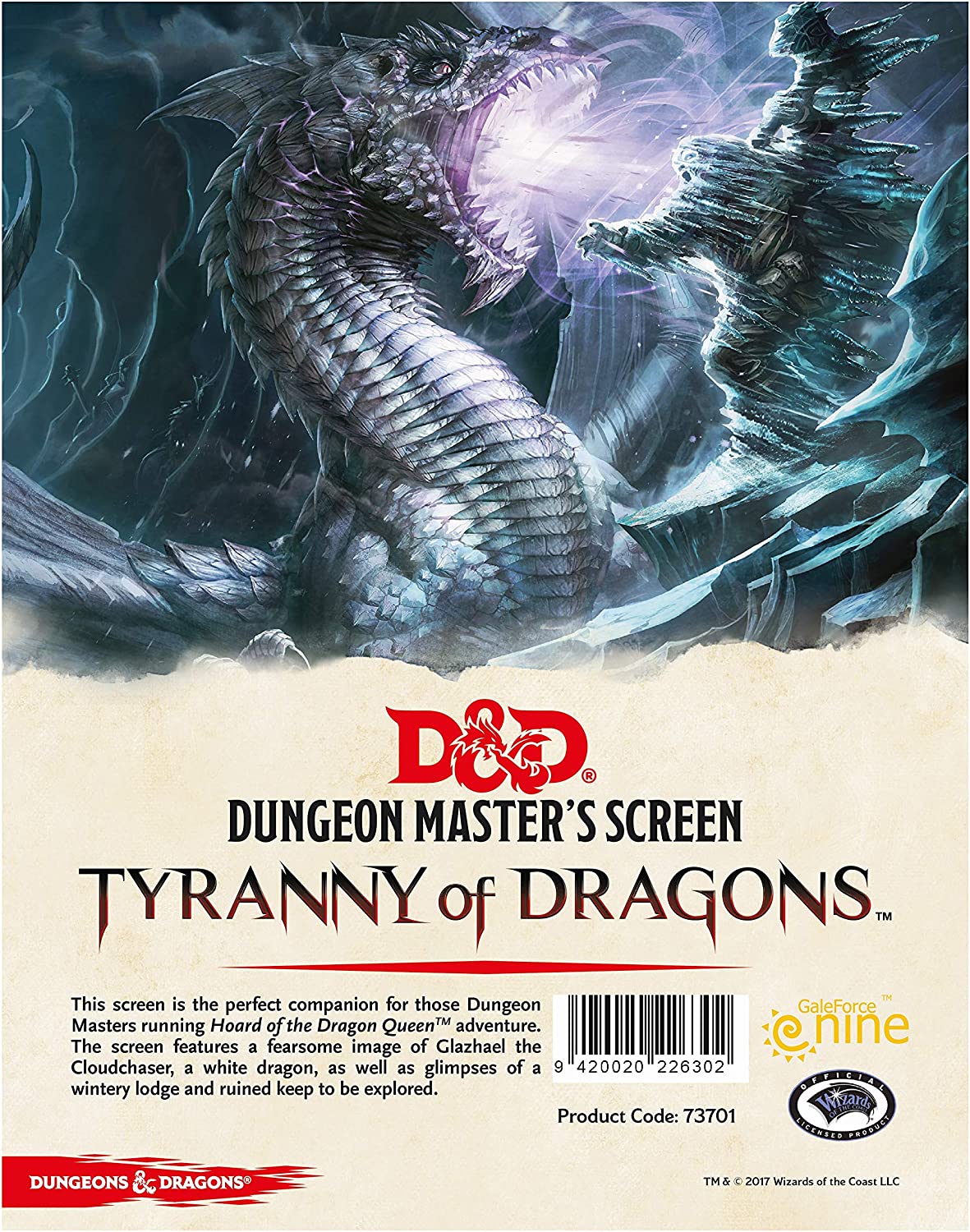 DM SCREEN - Tyranny of Dragons