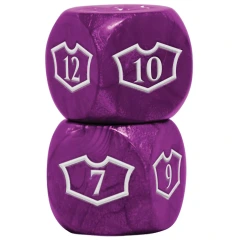 MTG Black Oversized Loyalty Dice Set (4ct)