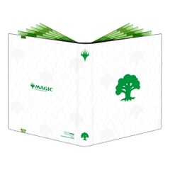 Plastic Mana 8 White w/Forest Symbol 9-Pocket Binder