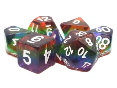 GRADIENTS - Translucent Rainbow Polyhedral 7-Die Set (110)