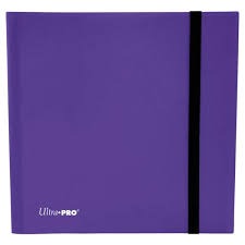 PORTFOLIO - Plastic Royal Purple 12-Pocket Binder
