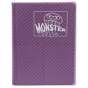 MOnster Album: 4 Pocket Holofoil Purple