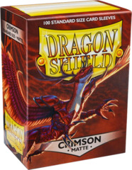 Dragon Shield Matte: Crimson