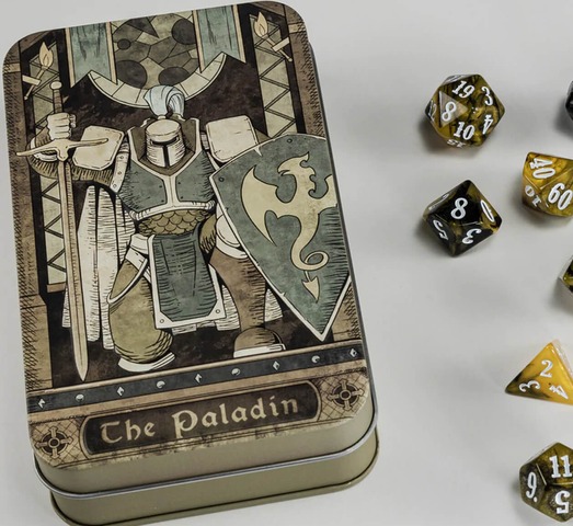 RPG Class Dice Set: The Paladin