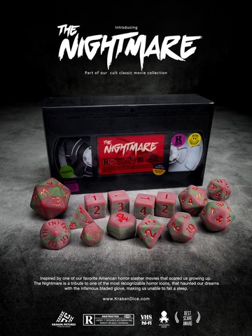Kraken 14pc Dice Set - The Nightmare