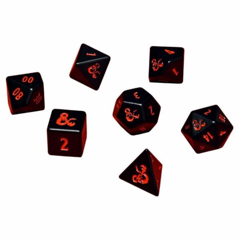 D&D Heavy Metal RPG Dice Set