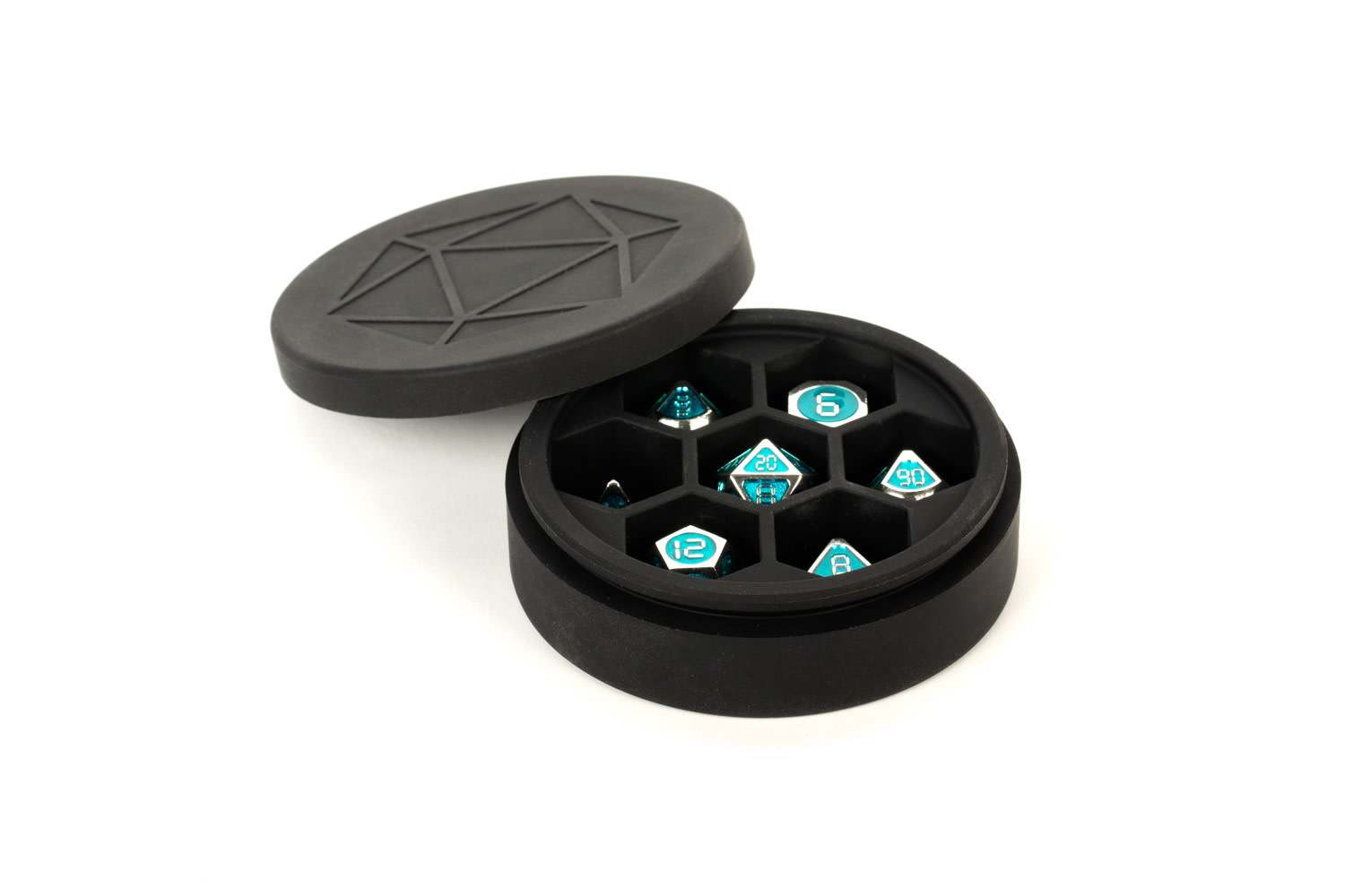 MDG Silicone Round Dice Case - Black