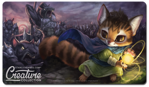 StarCityGames.com Playmat - Creature Collection - Purrdouken!
