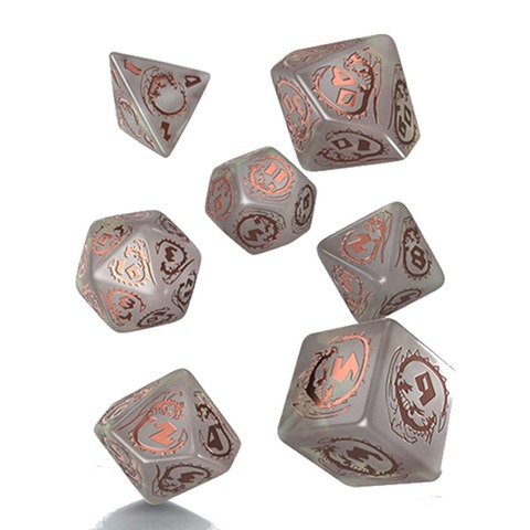 Dragons RPG Dice Set: Quartz