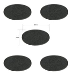 60x35mm Oval Bases (5)
