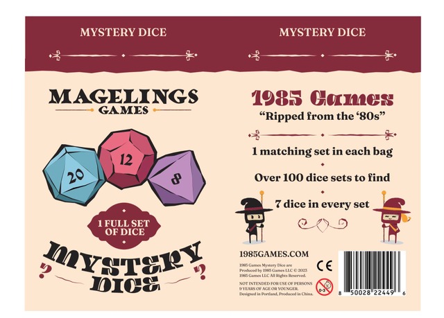 Magelings Games Mystery Dice