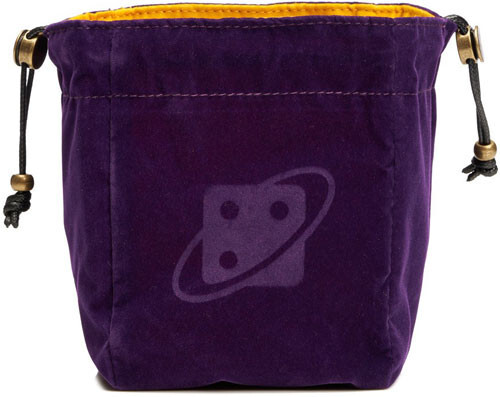 Premium Reversible Dice Bag - Purple/Gold