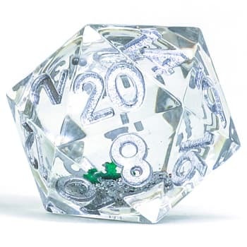 Sirius Dice Snow Globe D20