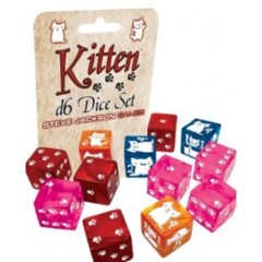 Kitten d6 Dice Set