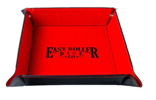 Collapsible Snap Dice Tray - Red Interior