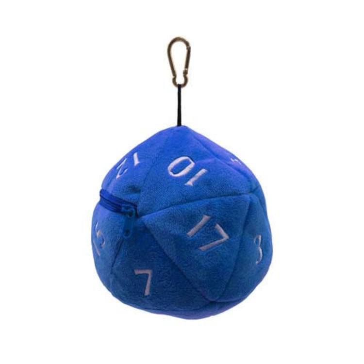 UP Plush D20 Dice Bag Blue
