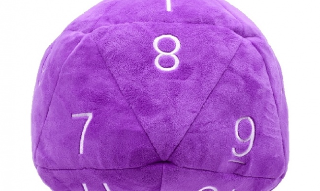 D20 Novelty Plush - Purple