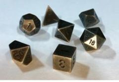 Metal Old Brass 7 Die Polyhedral Set CHX27023