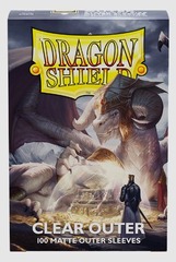 Dragon Shield: Clear Outer Standard-Size Matte Sleeves