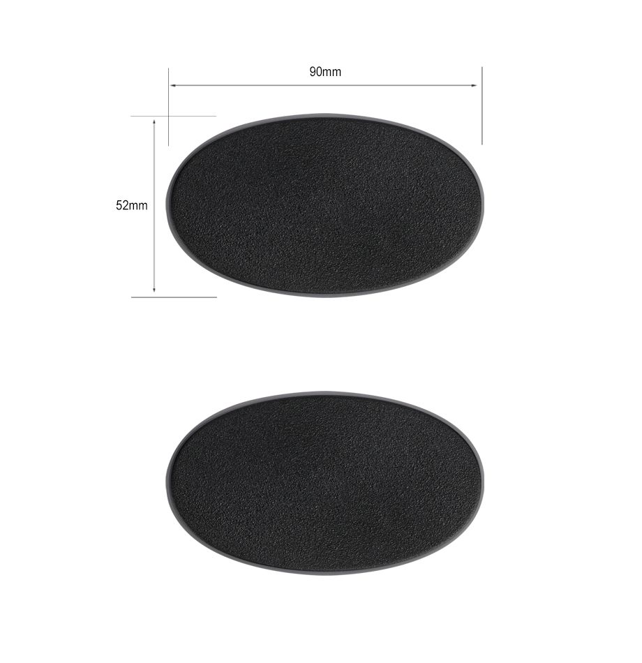 90x52mm Oval Bases (2)