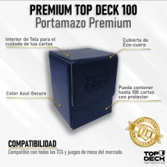 Top Deck: Premium Top Deck 100 - Portamazo Premium Azul