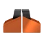 Boulder 100+ Solid Orange