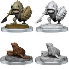 Nolzur's Marvelous Miniatures Wave 20 - Locathah & Seal