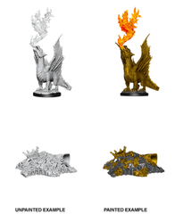 Nolzur's Marvelous Miniatures Wave 11 - Gold Dragon Wyrmling & Small Treasure Pile
