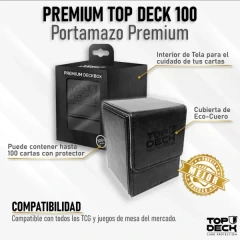 Top Deck: Premium Top Deck 100 - Portamazo Premium Negro