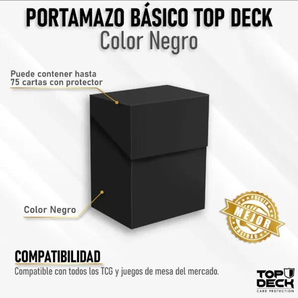 Top Deck: Portamazo Esencial 75 - Negro