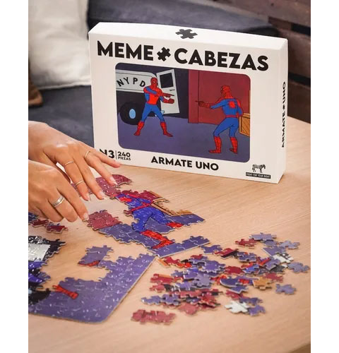 Meme Cabezas 3 - Spiderman