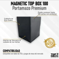 Top Deck: Portamazo Premium Magnetic 100 - Negro