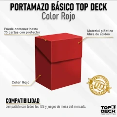 Top Deck: Portamazo Esencial 75 - Rojo