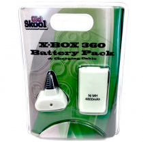 Old Skool - Xbox 360 Battery Pack & Charging Cable