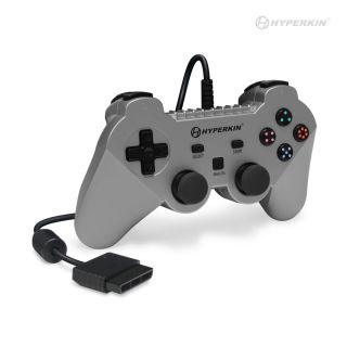 Brave Warrior Premium Controller For PS2® (Silver) - Hyperkin
