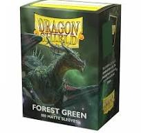 Dragon Shield Matte Sleeves Standard Size - Forest Green