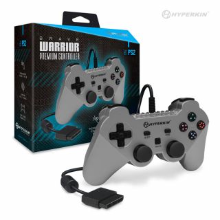 Brave Warrior Premium Controller For PS2® (Silver) - Hyperkin