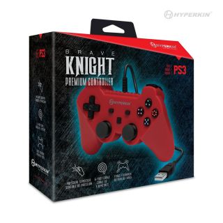 Skip to the beginning of the images gallery Brave Knight Premium Controller For PS3®/ PC/ Mac® (Red) - Hyperkin
