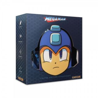 Mega Man Headphones (Limited Edition Blue) - Officially Licensed By Capcom
