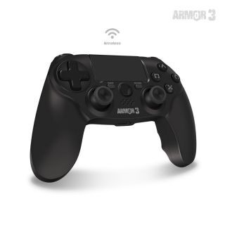 Wireless Game Controller For PS4/ PC/ Mac (Black) - Armor3