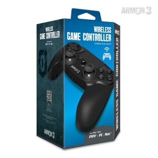 Wireless Game Controller For PS4/ PC/ Mac (Black) - Armor3