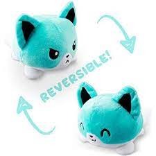 Plushmates: Reversible Fox (Lt. Blue/White)