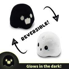 Plushmates: Reversible Ghost (White Happy/ Black Angry)