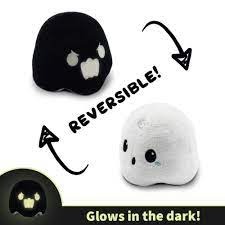 Plushmates: Reversible Ghost (White Happy/ Black Angry)