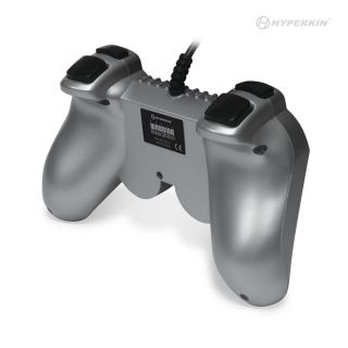 Brave Warrior Premium Controller For PS2® (Silver) - Hyperkin
