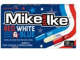 Mike and Ike Red White and Blue