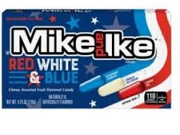 Mike and Ike Red White and Blue